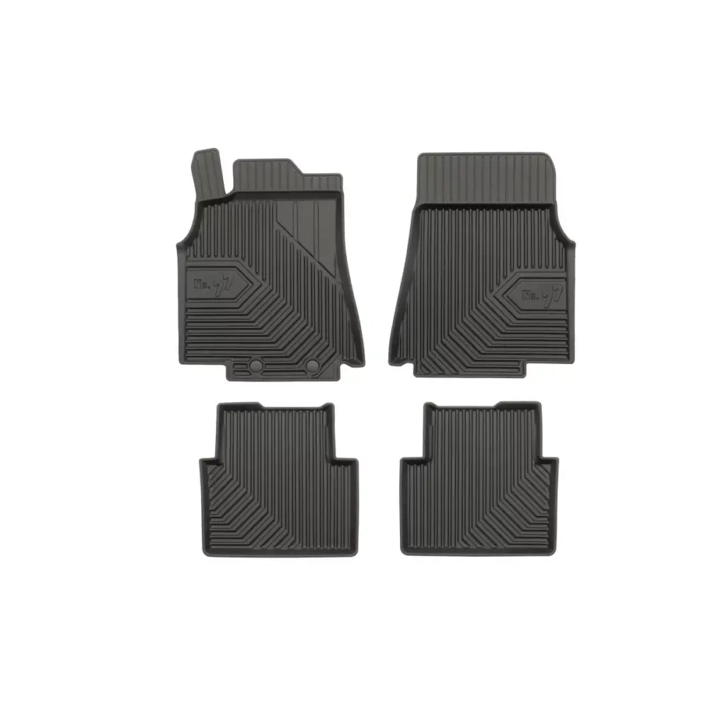 Tappetini Gomma Specifici 4 Pezzi Neri per Mercedes Classe A W169 2004-2012