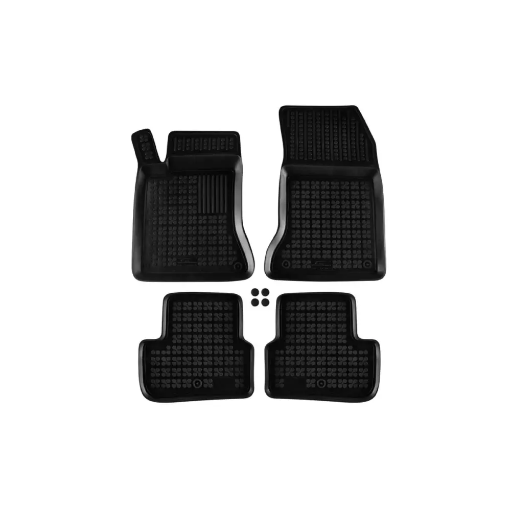 Tappetini Gomma Specifici 4 Pezzi Neri per Mercedes Classe B W246 2011-2018