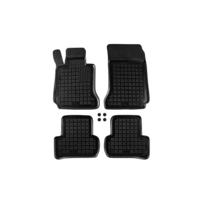 Tappetini Gomma Specifici 4 Pezzi Neri per Mercedes Classe C W204 2007-2014