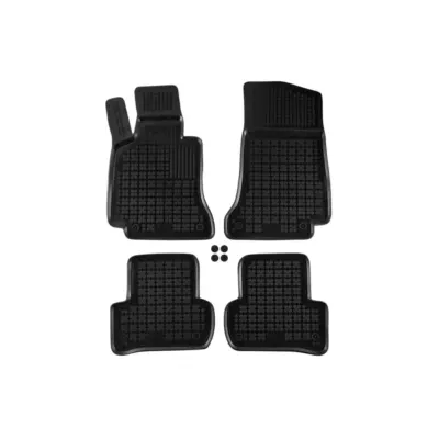 Tappetini Gomma Specifici 4 Pezzi Neri per Mercedes Classe C W205 2014-2020