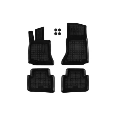 Tappetini Gomma Specifici 4 Pezzi Neri per Mercedes Classe C W206 dal 2021