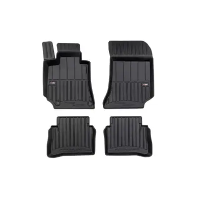 Tappetini Gomma Specifici 4 Pezzi Neri per Mercedes Classe E W212 2009-2016