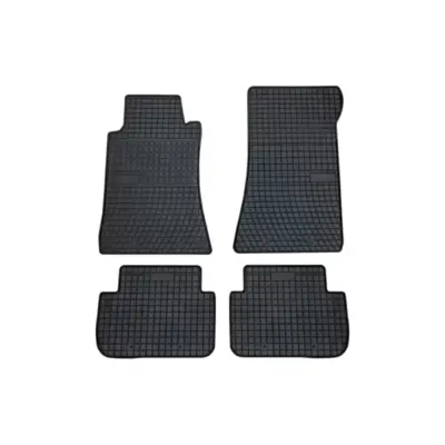 Tappetini Gomma Specifici 4 Pezzi Neri per Mercedes Clk C209 2002-2009