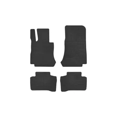 Tappetini Gomma Specifici 4 Pezzi Neri per Mercedes GLC X253 dal 2015