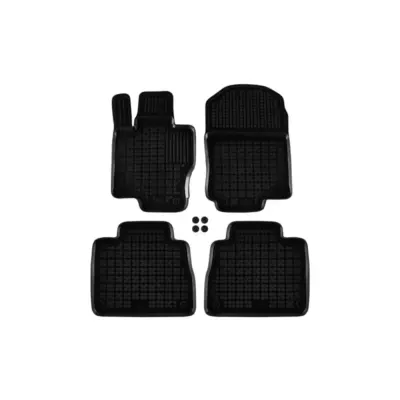 Tappetini Gomma Specifici 4 Pezzi Neri per Mercedes GLE W167 2019+ 7 Posti
