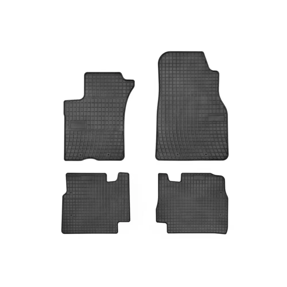 Tappetini Gomma Specifici 4 Pezzi Neri per Mercedes ml W163 2002-2005