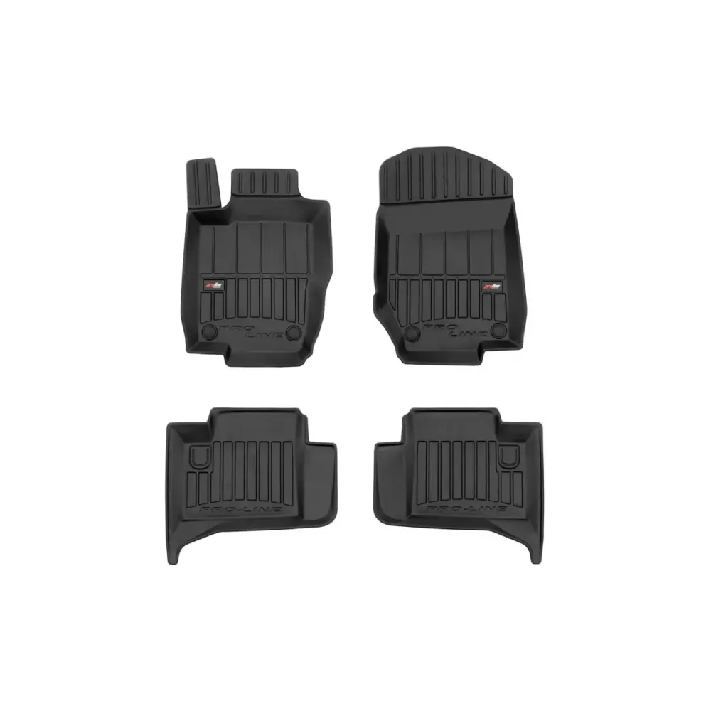 Tappetini Gomma Specifici 4 Pezzi Neri per Mercedes ml W164 2005-2011