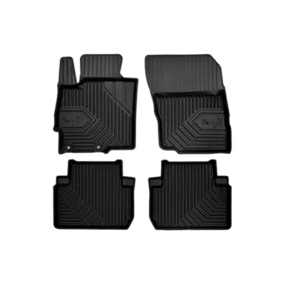 Tappetini Gomma Specifici 4 Pezzi Neri per Mitsubishi Eclipse Cross dal 2018