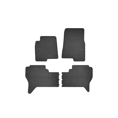 Tappetini Gomma Specifici 4 Pezzi Neri per Mitsubishi Pajero 2001-2007