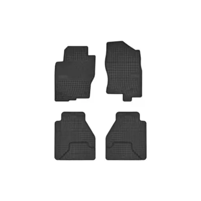 Tappetini Gomma Specifici 4 Pezzi Neri per Nissan Navara 2010-2015