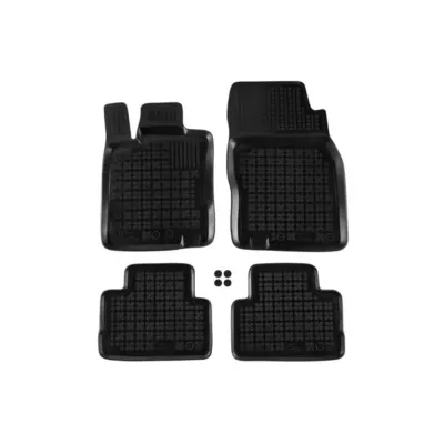 Tappetini Gomma Specifici 4 Pezzi Neri per Nissan Qashqai dal 2014
