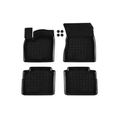 Tappetini Gomma Specifici 4 Pezzi Neri per Nissan X-trail T33 E-power 4X2