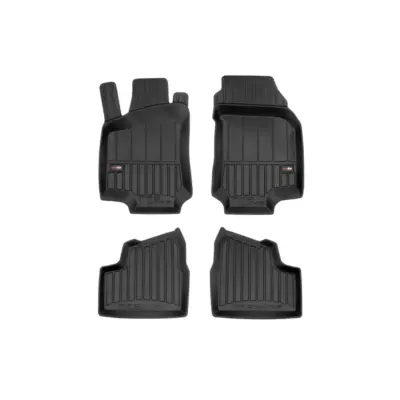 Tappetini Gomma Specifici 4 Pezzi Neri per Opel Astra G Station Wagon 1998-2009