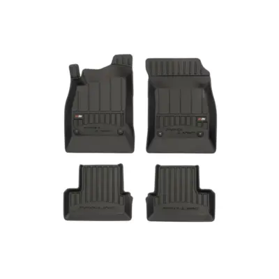 Tappetini Gomma Specifici 4 Pezzi Neri per Opel Astra J 2009-2015