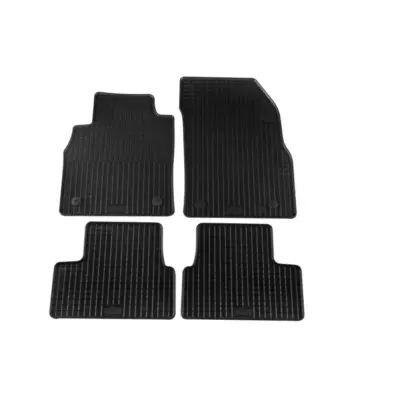 Tappetini Gomma Specifici 4 Pezzi Neri per Opel Astra J 2009-2015 Cascada
