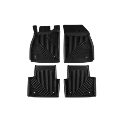 Tappetini Gomma Specifici 4 Pezzi Neri per Opel Insignia a 2008-2017