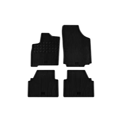 Tappetini Gomma Specifici 4 Pezzi Neri per Opel Meriva a 2003-2010