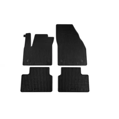 Tappetini Gomma Specifici 4 Pezzi Neri per Opel Meriva B 2010-2017