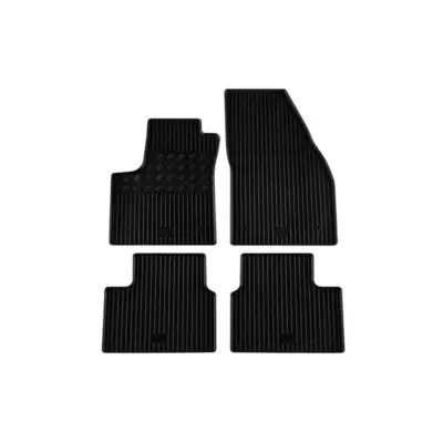 Tappetini Gomma Specifici 4 Pezzi Neri per Opel Meriva B 2010-2017