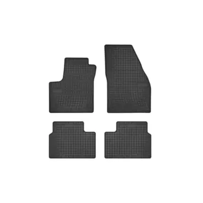 Tappetini Gomma Specifici 4 Pezzi Neri per Opel Meriva B 2010-2017