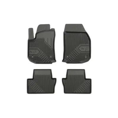 Tappetini Gomma Specifici 4 Pezzi Neri per Opel Zafira B 2005-2014