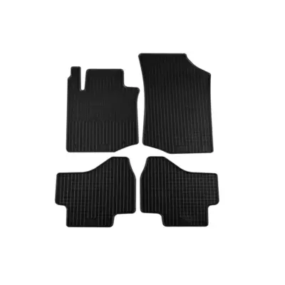 Tappetini Gomma Specifici 4 Pezzi Neri per Peugeot 107 2005-2014