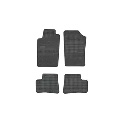 Tappetini Gomma Specifici 4 Pezzi Neri per Peugeot 206 1998-2012