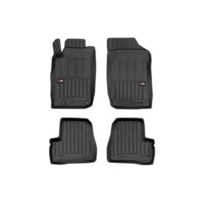 Tappetini Gomma Specifici 4 Pezzi Neri per Peugeot 206 1998-2012