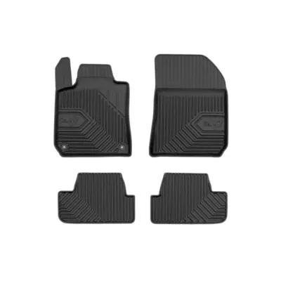 Tappetini Gomma Specifici 4 Pezzi Neri per Peugeot 308 dal 2013