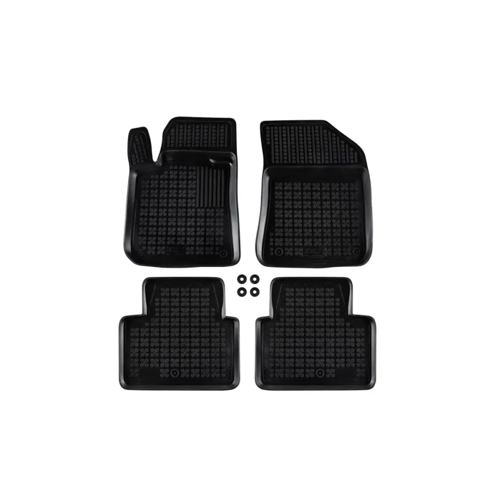 Tappetini Gomma Specifici 4 Pezzi Neri per Peugeot 308 Sw 2014-2021