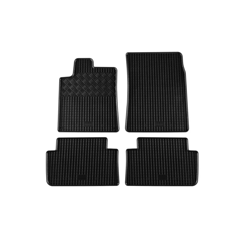 Tappetini Gomma Specifici 4 Pezzi Neri per Peugeot 407 2004-2010