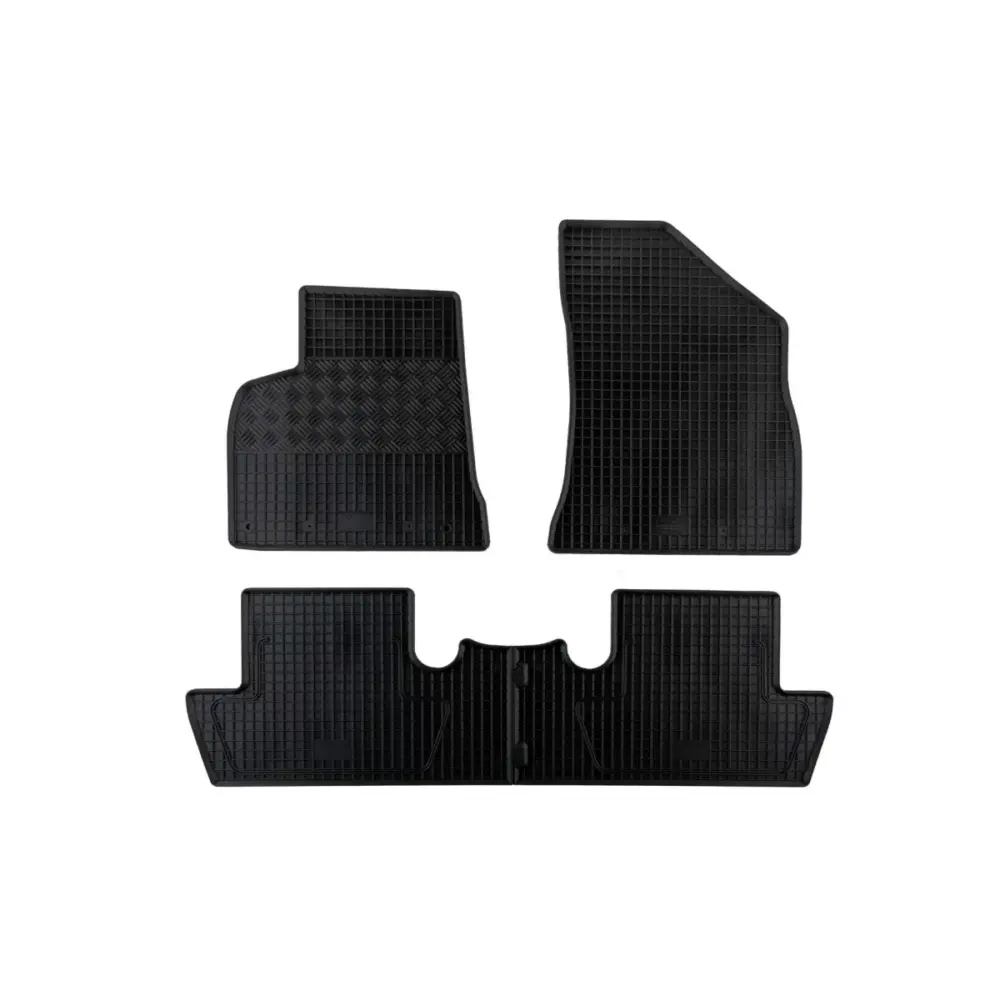 Tappetini Gomma Specifici 4 Pezzi Neri per Peugeot 5008 dal 2010