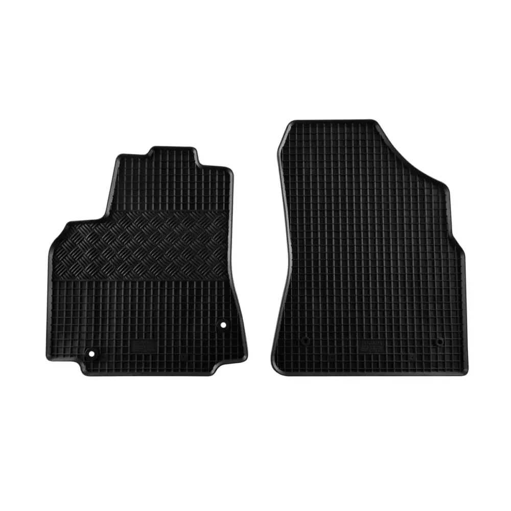 Tappetini Gomma Specifici 4 Pezzi Neri per Peugeot Partner 2008-2018 5 Posti