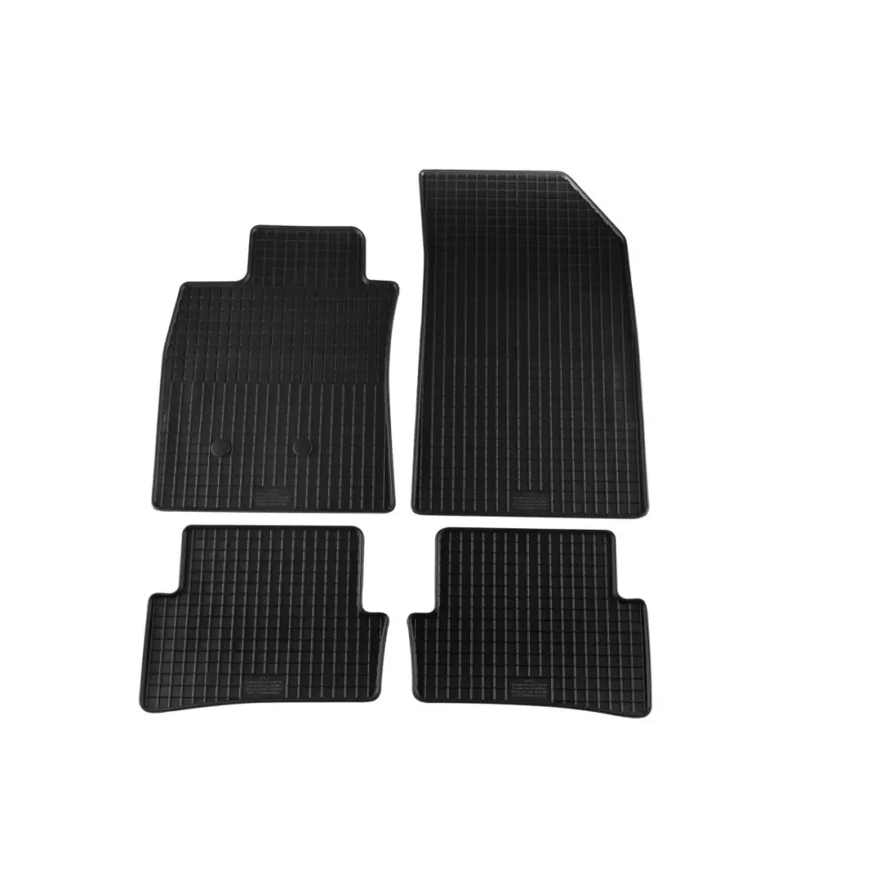Tappetini Gomma Specifici 4 Pezzi Neri per Renault Clio 2005-2012