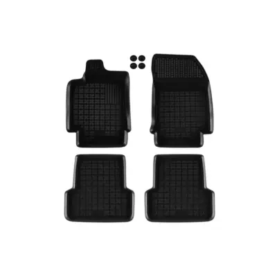 Tappetini Gomma Specifici 4 Pezzi Neri per Renault Laguna 2007-2015