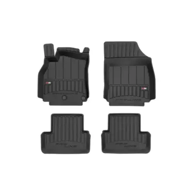 Tappetini Gomma Specifici 4 Pezzi Neri per Renault Megane 2008-2015
