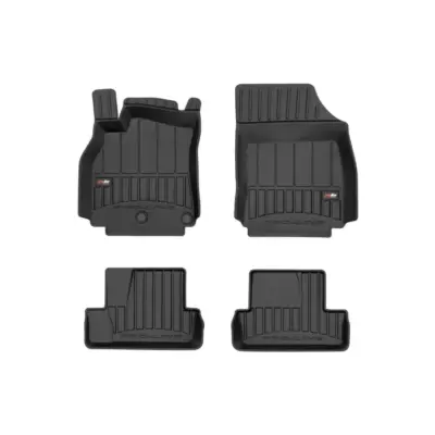Tappetini Gomma Specifici 4 Pezzi Neri per Renault Megane Sport Coupe 2008-2011