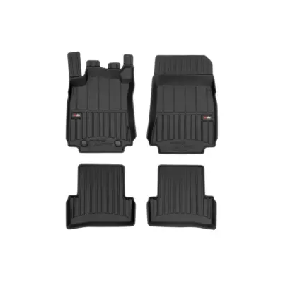 Tappetini Gomma Specifici 4 Pezzi Neri per Renault Modus 2004-2012