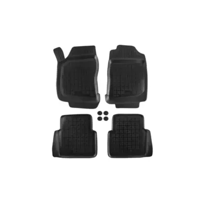 Tappetini Gomma Specifici 4 Pezzi Neri per Saab 9-5 1997-2009