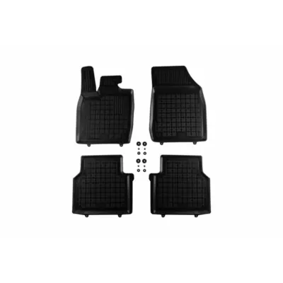 Tappetini Gomma Specifici 4 Pezzi Neri per Skoda Enyaq Iv SUV Coupe Ev dal 2020
