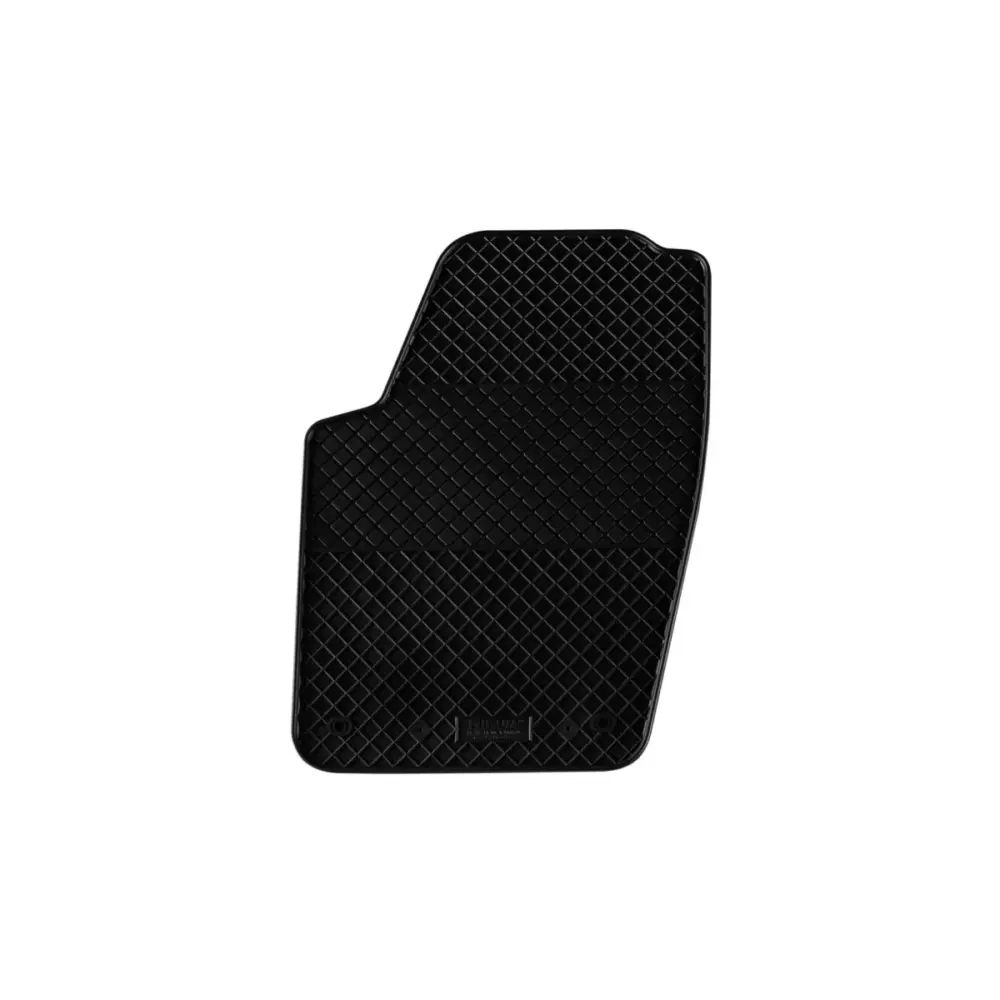 Tappetini Gomma Specifici 4 Pezzi Neri per Skoda Fabia 2000-2007