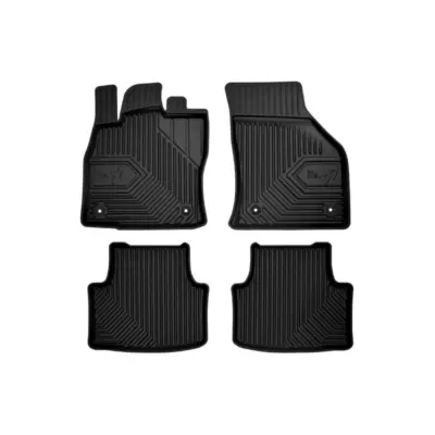 Tappetini Gomma Specifici 4 Pezzi Neri per Skoda Octavia 2013-2019