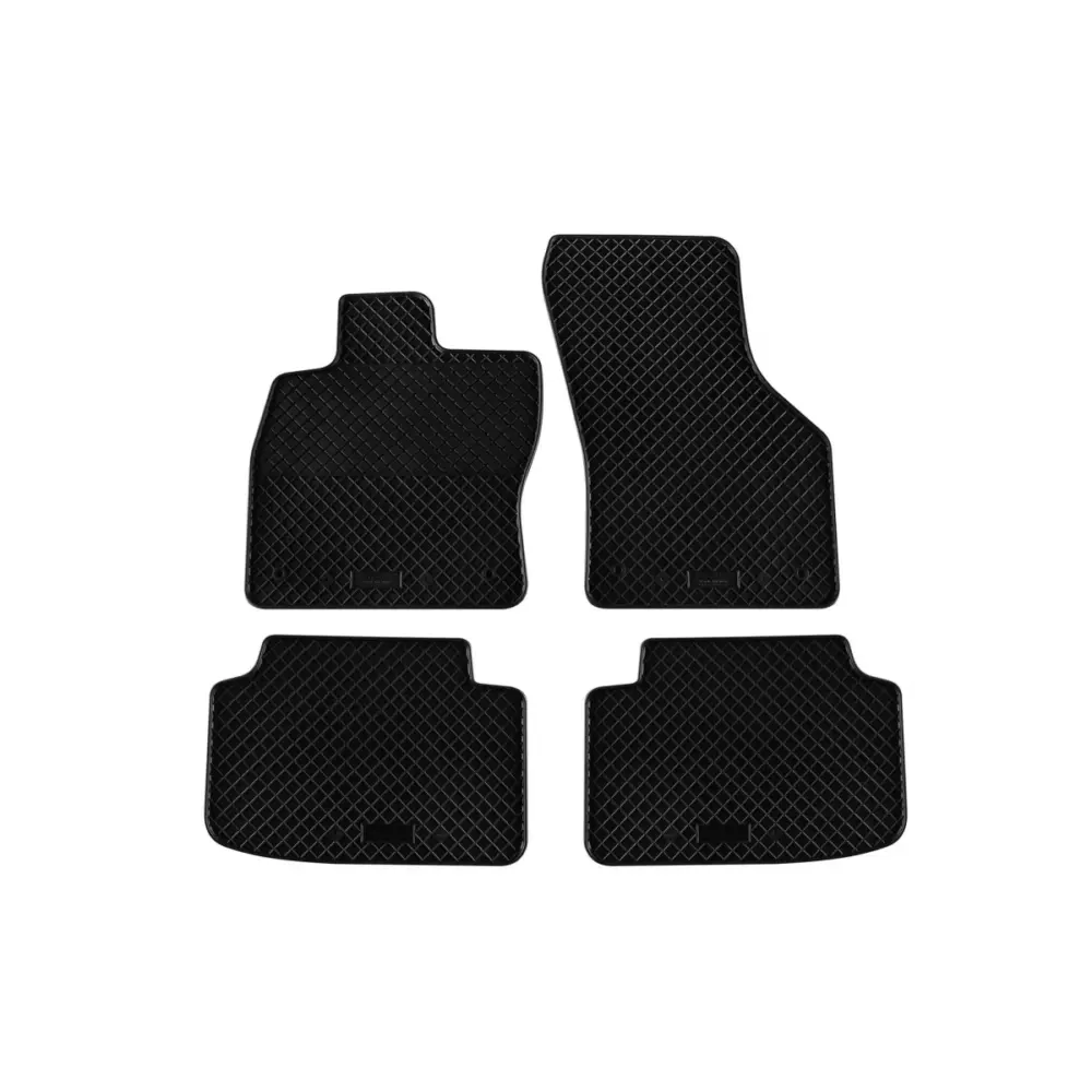 Tappetini Gomma Specifici 4 Pezzi Neri per Skoda Octavia 2013-2020