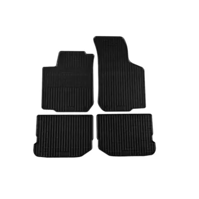 Tappetini Gomma Specifici 4 Pezzi Neri per Skoda Octavia Berlina 1997-2004
