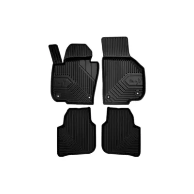 Tappetini Gomma Specifici 4 Pezzi Neri per Skoda Superb 2008-2015
