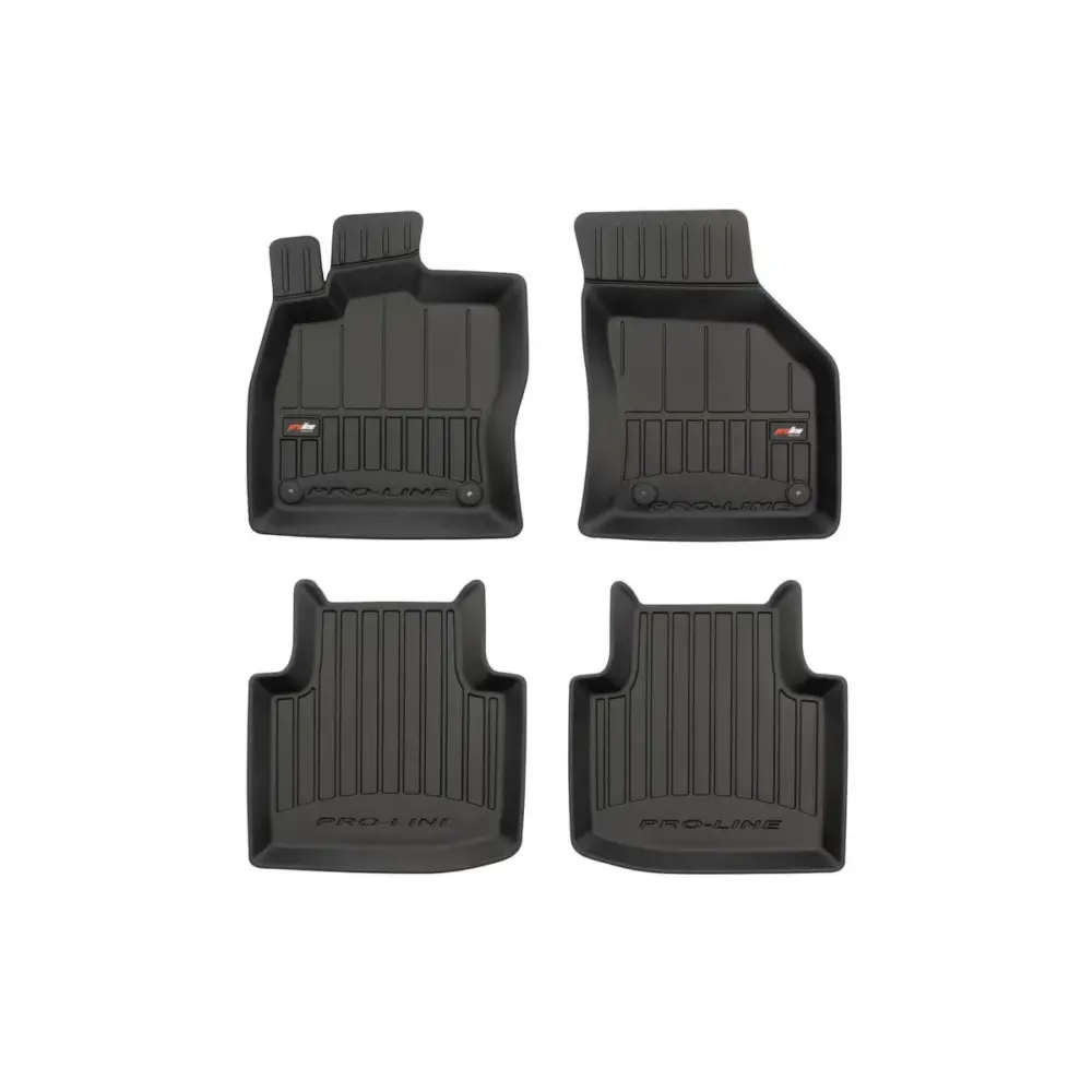 Tappetini Gomma Specifici 4 Pezzi Neri per Skoda Superb dal 2015