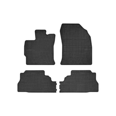 Tappetini Gomma Specifici 4 Pezzi Neri per Toyota Prius Plus dal 2011