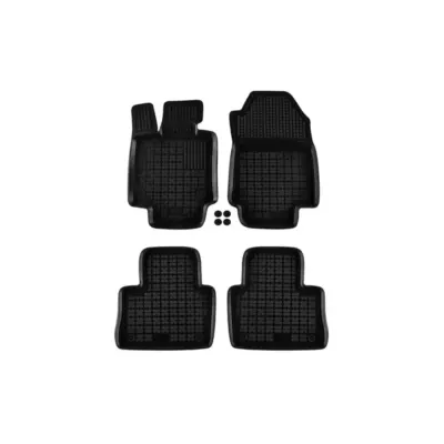 Tappetini Gomma Specifici 4 Pezzi Neri per Toyota RAV4 2018 Automatico