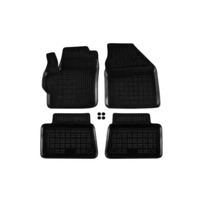 Tappetini Gomma Specifici 4 Pezzi Neri per Toyota Yaris Hybrid 2020-2024