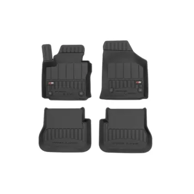 Tappetini Gomma Specifici 4 Pezzi Neri per Volkswagen Caddy Life 2003-2020